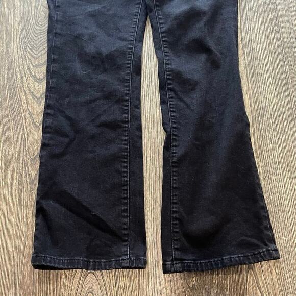 Lucky Brand Easy Rider Bootcut Jeans High Rise Denim Stretch Black Size 4/27 - Picture 2 of 12